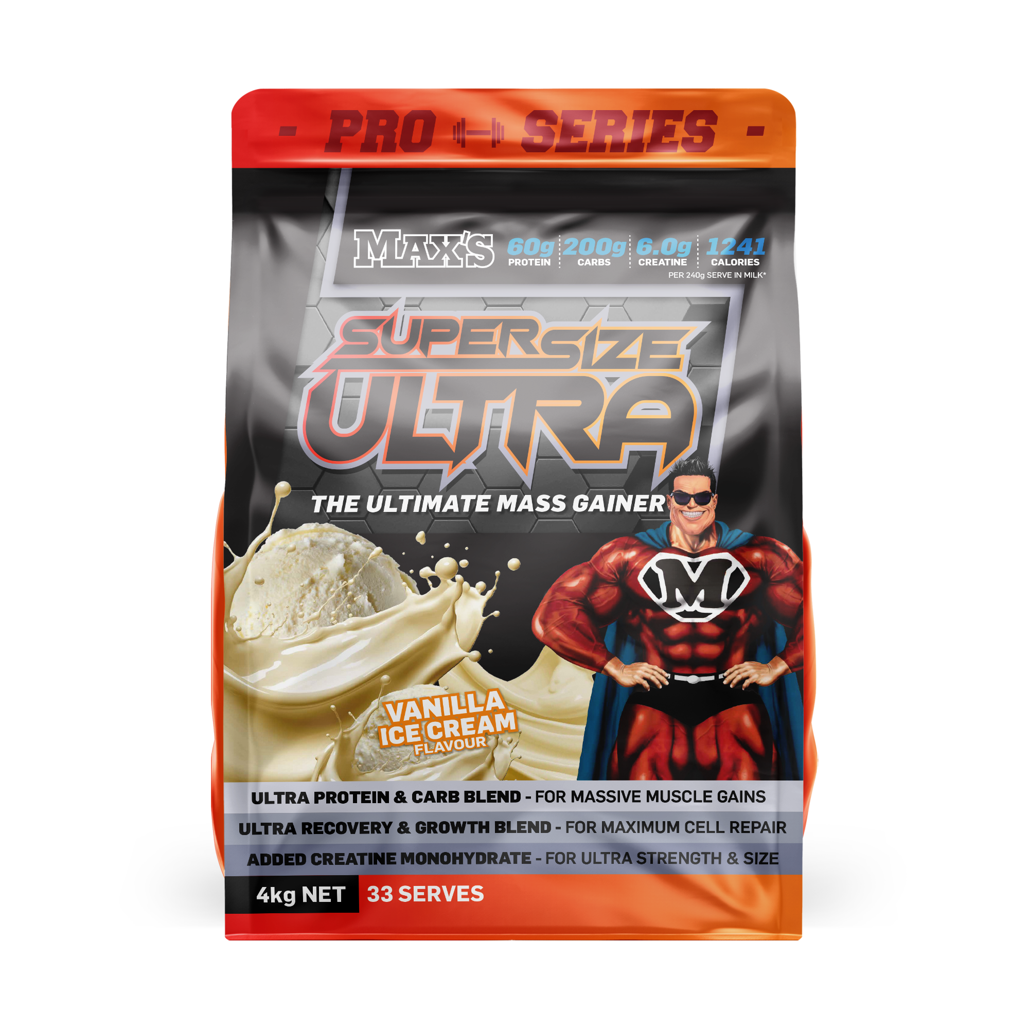 Max’s SuperSize Ultra — Advanced Protein Formula